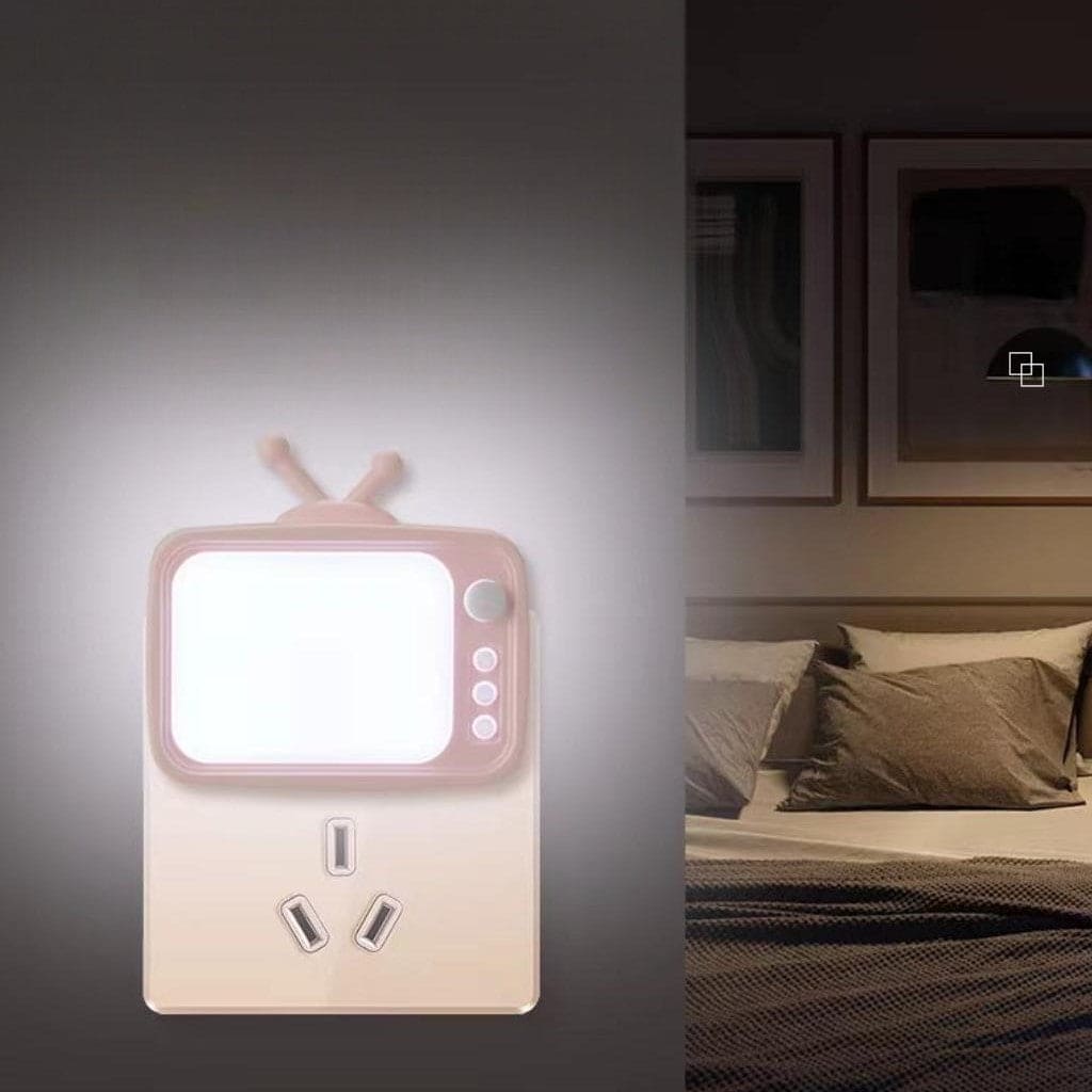 TV Shape Night Light, Mini TV Plug In Led Night Light, 3 Modes Off Night Light Lamp, Plug-In Wall Lamp, Sensor Control Energy Saving Decorations Light TV Shape Night Light, Mini TV Plug In Led Night Light, 3 Modes Off Night Light Lamp, Plug-In Wall Lamp, Sensor Control Energy Saving Decorations Light